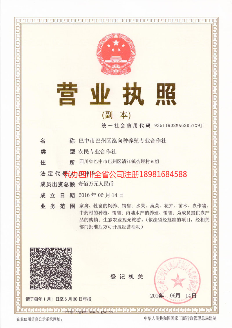 大关大关泓向种养殖专业合作社